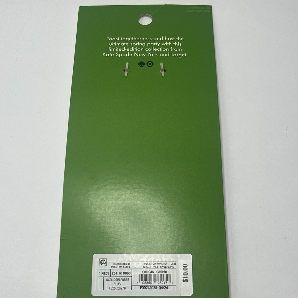 Kate Spade x Target My Two Cents Coin Purse Keychain Limited Edition NWT - Picture 5 of 5